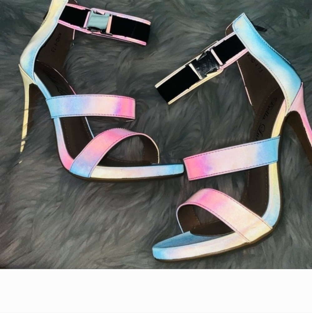 Colorful Gradient High Heels - Picture 3 of 10